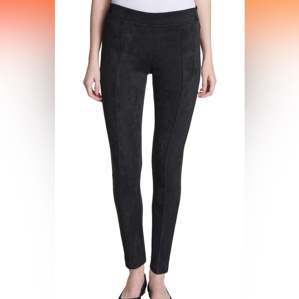 Andrew Marc velour new with tags Black Skinny Pants